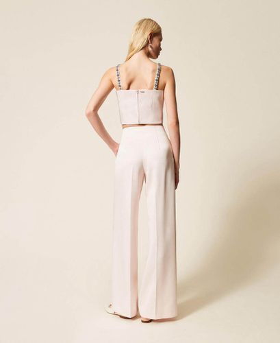 Duchess palazzo trousers Colour: Pink Sand