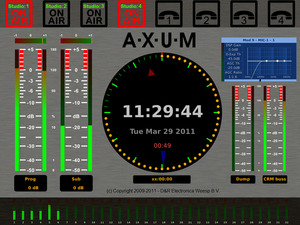 AXUM - קונסולה לשידור / מטריצת אודיו דיגיטאלית D&R