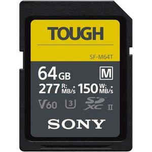 כרטיס זיכרון Sony 64GB SF-M Tough Series UHS-II SDXC