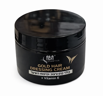 גולד קרם עיצוב וטיפוח השיער 250מל -ABA COSMETICS