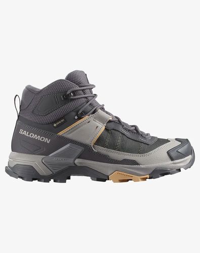 נעלי הרים נשים X Ultra 5 Mid GTX Iron/Gull מבית סלומון - SALOMON