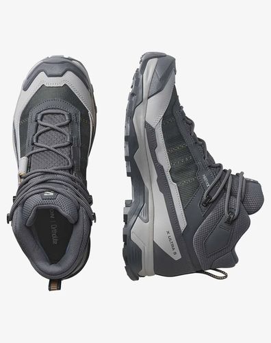 נעלי הרים נשים X Ultra 5 Mid GTX Iron/Gull מבית סלומון - SALOMON
