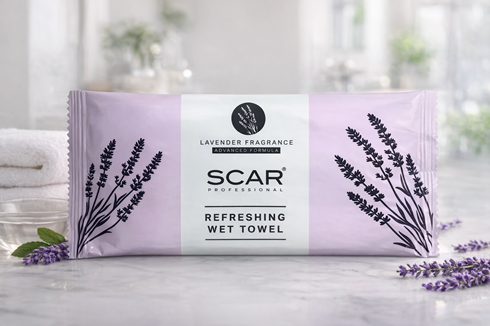 מגבת לחה מתאימה לטיפולי פנים דגם WT-2525