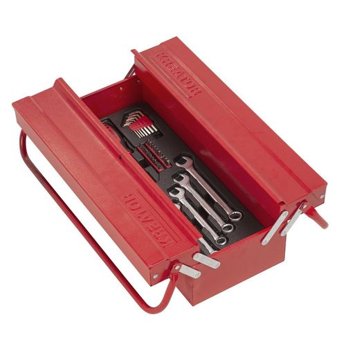 סט כלים מעורב בארגז מתכת 67 חלקים , KRT951017, Mixed tool set 67 pcs