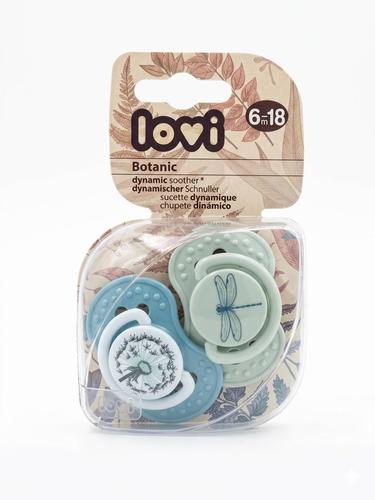 זוג מוצצי סיליקון מהדורת Botanic ‏6-18 חודשים Lovi