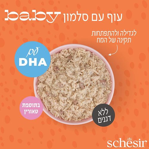 שזיר חתלתולים עוף וסלמון בציר 70 גרם