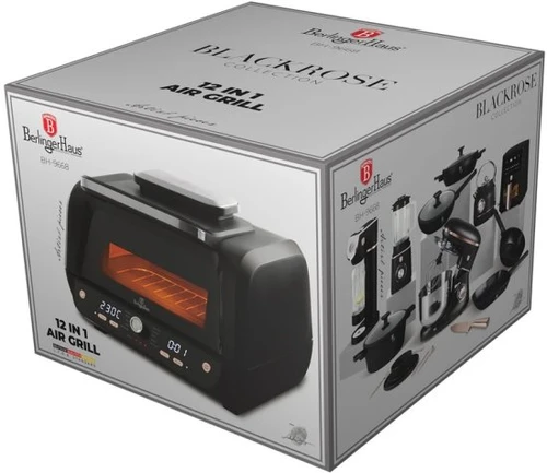 אולטרה גריל חכם Berlinger Haus BH9668 Grill & Air Fryer 1750W 