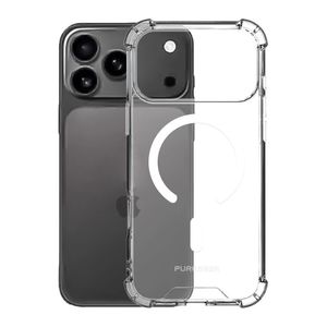 כיסוי לאייפון 17 פרו מקס תומך MagSafe עם במפרים PureGear Hard Shell