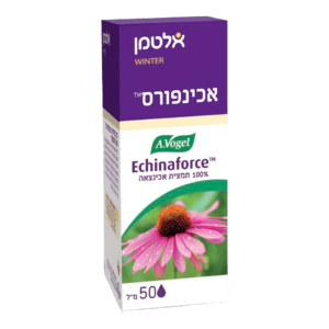 אכינפורס | 65% כוהל בנפח | מכיל פרח ושורש של אכינצאה | מכיל 50 מ"ל |