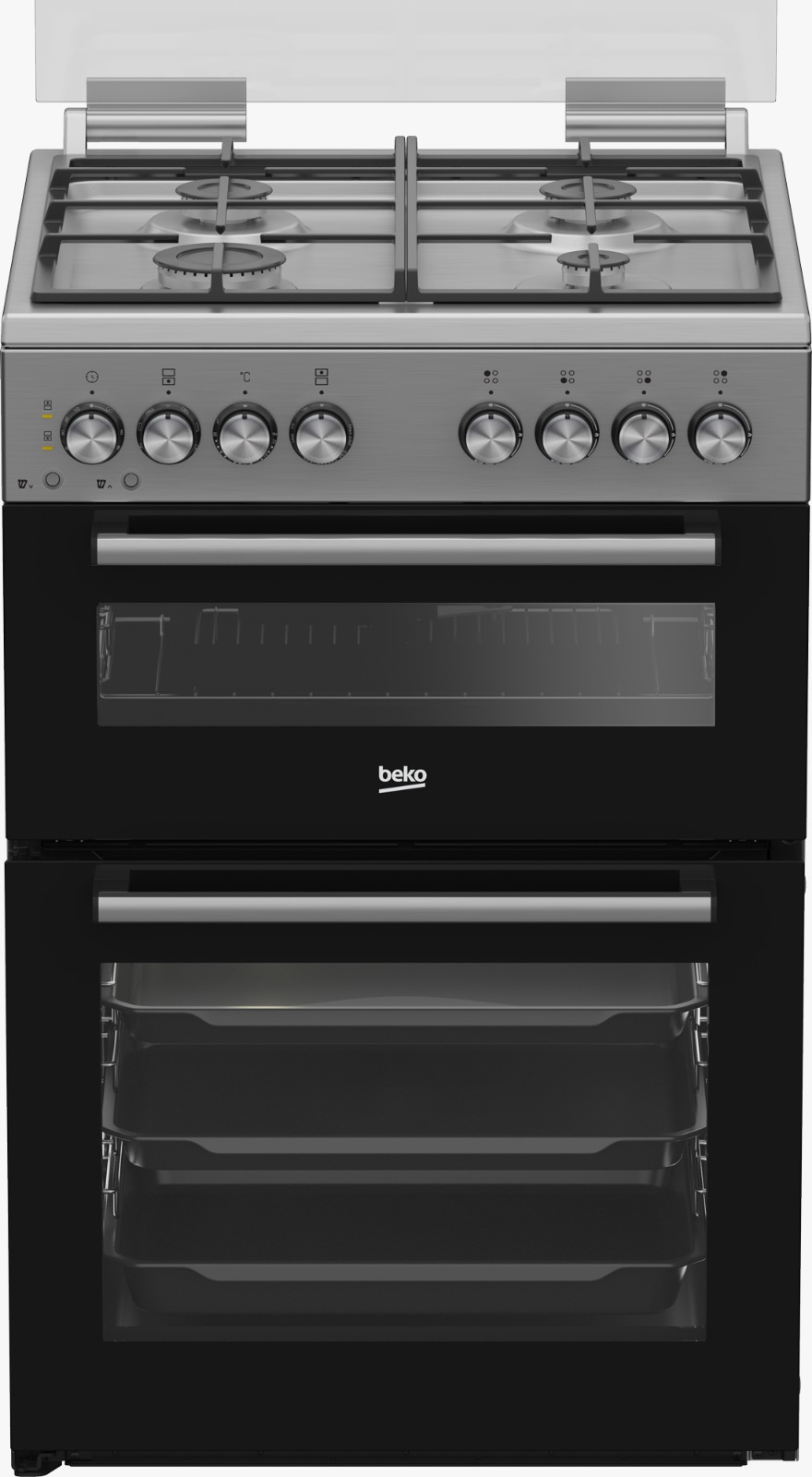 תנור משולב דו תאי דגם BEKO KFDM62129BB בקו שחור