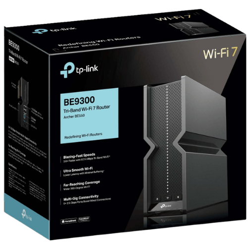 ראוטר מתקדם TP-Link Archer BE550 BE9300 WI-FI 7