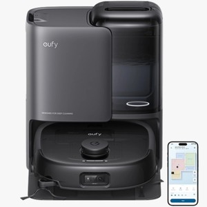 שואב אבק רובוטי 2 ב-1 Anker Eufy E25 Omni - צבע שחור