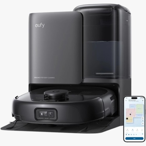 שואב אבק רובוטי 2 ב-1 Anker Eufy E25 Omni - צבע שחור