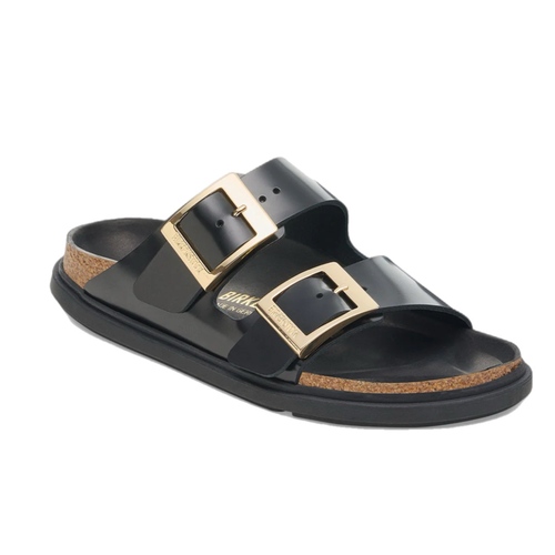 כפכף BIRKINSTOCK ARIZONA DROPLET BUCKLE שחור מידות 35-41 לנשים בגוון שחור לכה