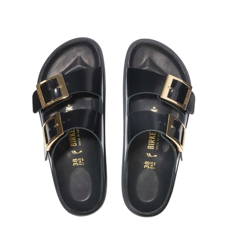 כפכף BIRKINSTOCK ARIZONA DROPLET BUCKLE שחור מידות 35-41 לנשים בגוון שחור לכה