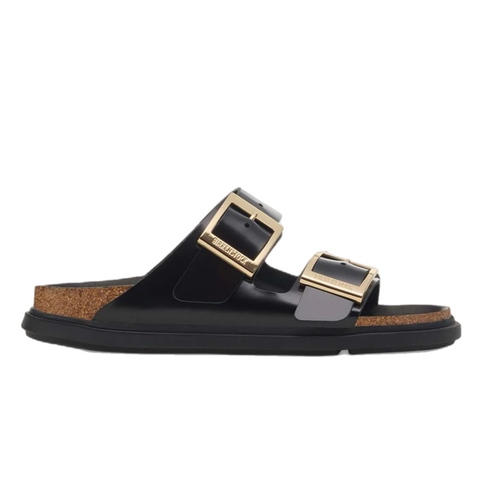 כפכף BIRKINSTOCK ARIZONA DROPLET BUCKLE שחור מידות 35-41 לנשים בגוון שחור לכה