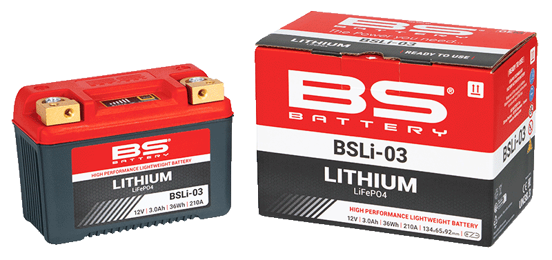 מצבר ליטיום BS Battery BSLi-03 מידות וזוויות