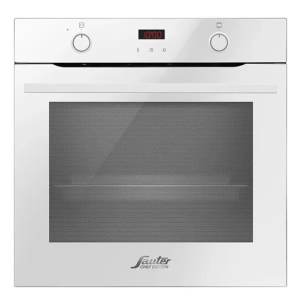 ‎ תנור בנוי פירוליטי דגם CUISINE 7310W SAUTER צבע לבן | יבואן רשמי