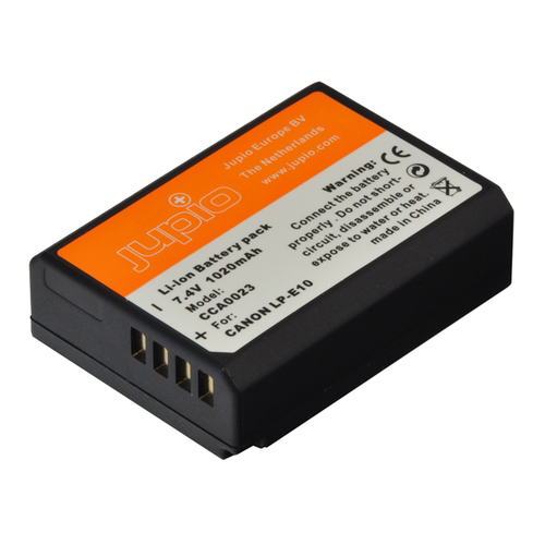 סוללה תואמת לקנון JUPIO LP-E10 1020  mAh-שלוש שנים