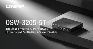 מתג לא מנוהל 5 פורטים QNAP QSW-3205-5T 10GbE