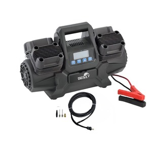 קומפרסור 12V 4 ראשיים 400 ליטר לדקה עם מערכת AUTO STOP  של CACTUS