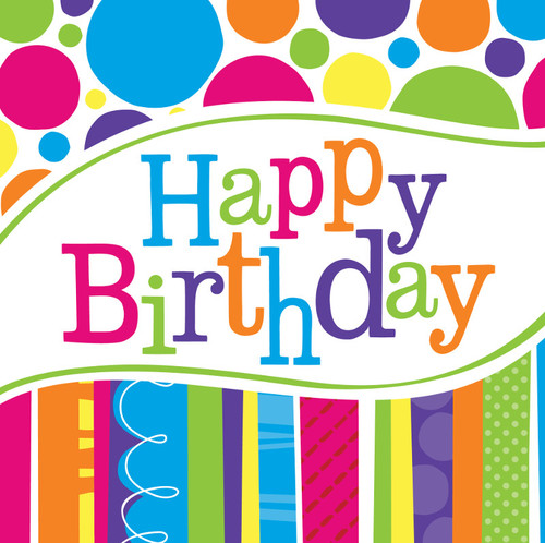 מפת שולחן Happy Birthday