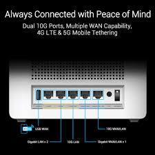 ראוטר ASUS ZenWiFi Pro ET12 WIFI 6E - שתי יחידות באריזה