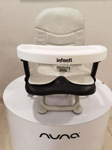 כסא הגבהה גוסטו - שחור אפור Infanti