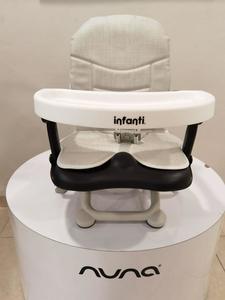 כסא הגבהה גוסטו - שחור אפור Infanti