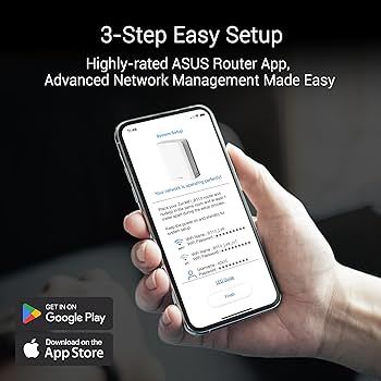 ראוטר ASUS ZenWiFi BT10 Tri-band WiFi 7 - צבע לבן, 2 יחידות באריזה