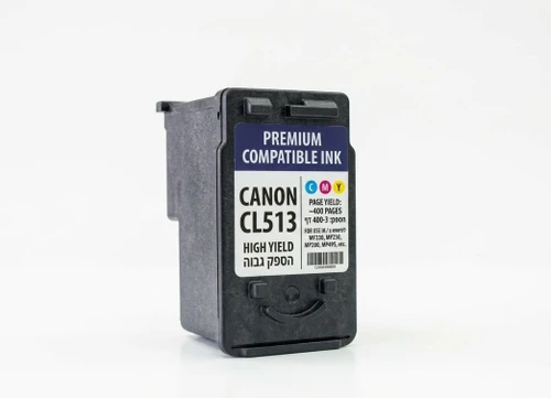 דיו צבעוני תואם פרימיום Canon CL513 (הספק 400 דף)