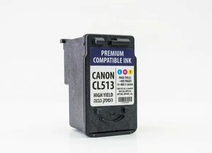 דיו צבעוני תואם פרימיום Canon CL513 (הספק 400 דף)
