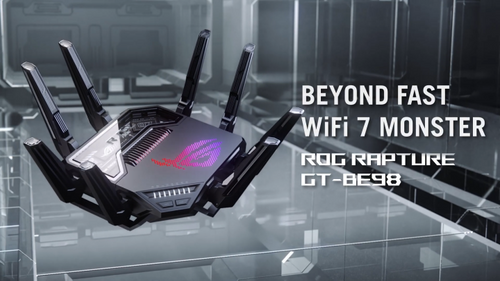ראוטר גיימינג Asus ROG Rapture GT-BE98 Quad-band WiFi 7