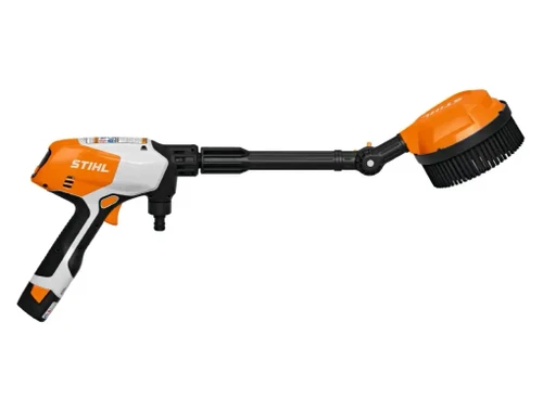 ראש המברשת המסתובבת של STIHL הוא אביזר ייחודי המיועד לשימוש עם אקדח השטיפה הנטען בלחץ RCA 20