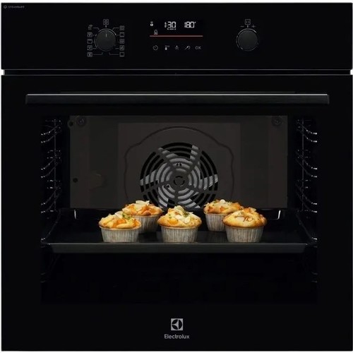 תנור בנוי electrolux פירוליטי איטלקי -eop5322K צבע שחור 60 ס
