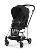 עגלה משולבת MIOS 3 לתינוק Sepia Black שלדה כרום שחור Cybex