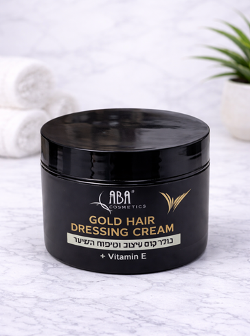 גולד קרם עיצוב וטיפוח השיער 250מל -ABA COSMETICS
