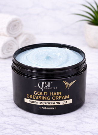 גולד קרם עיצוב וטיפוח השיער 250מל -ABA COSMETICS