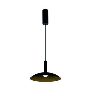  מנורת תליה VELA 11W 30CM גוף שחור אור חם 