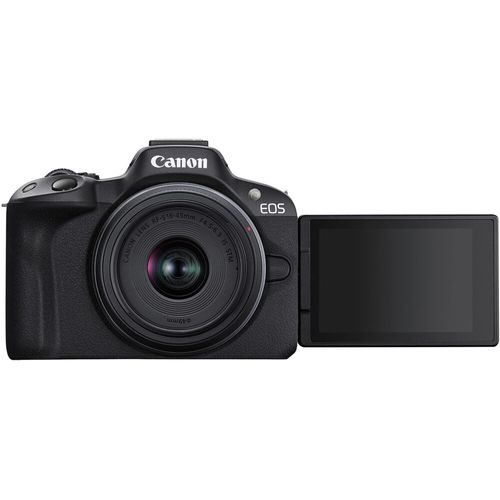 מצלמה Canon EOS R50 kit 18-45mm Creator Kit (Black)  יבואן רשמי