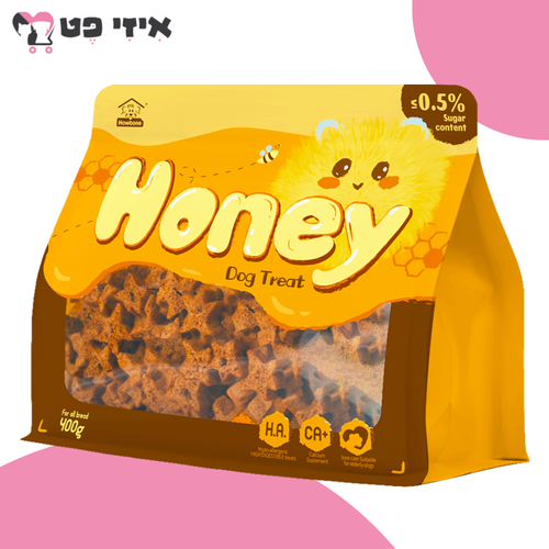 Honey Star חטיף כוכבים עם דבש לכלב 400 גרם Gnawlers