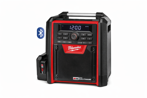 רדיו נטען + חיבור Bluetooth משולב מטען 18V