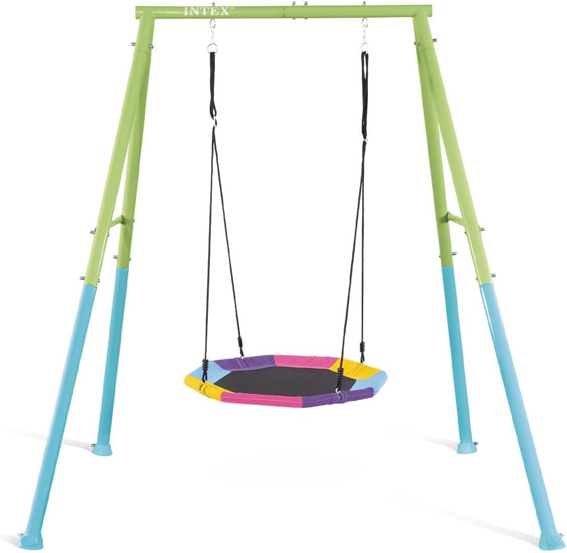 נדנדת חצר צבעונית - נדנדת קן לציפור INTEX 44111