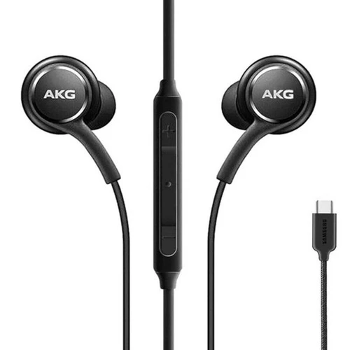 אוזניות סיליקון טייפ סי AKG שחור סאני