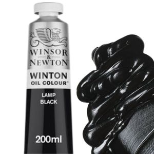 צבע שמן 200 מ"ל Winton Oil Colour Lamp Black 337
