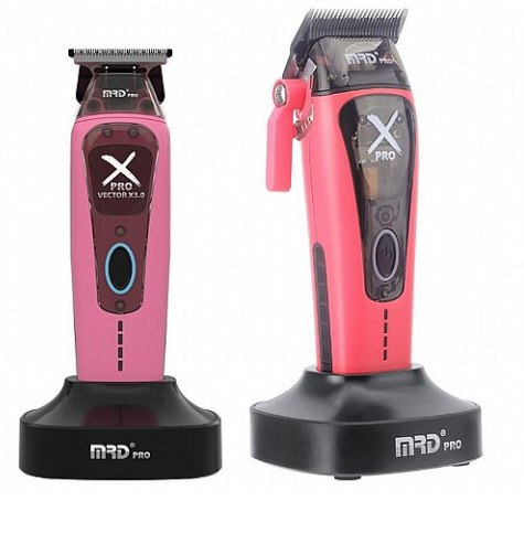 סט מכונות תספורת MRD PRO X-PRO DUO אמ אר די - ורוד