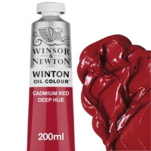 צבע שמן 200 מ"ל Winton Oil Colour Cadmium Red Deep Hue 098