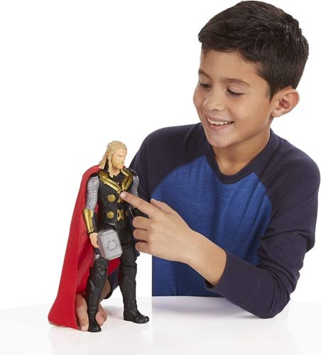 בובת תור עם גרזן Age of Ultron Titan Hero Tech Thor עם אפקטים קוליים