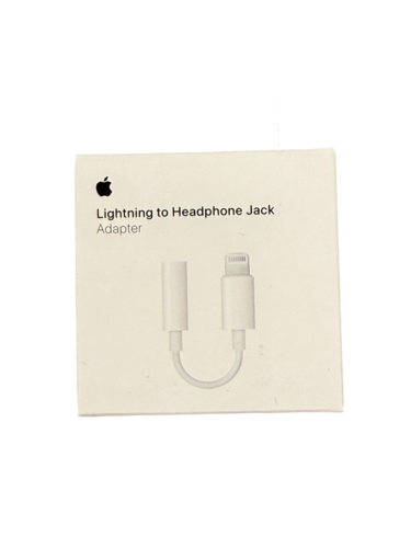 מתאם מקורי Apple Lightning ל-3.5 מ״מ לאוזניות – איכות שמע גבוהה (מתאים עד אייפון 14)