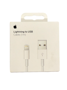כבל מקורי Apple Lightning ל-USB באורך 1 מטר לטעינה וסנכרון